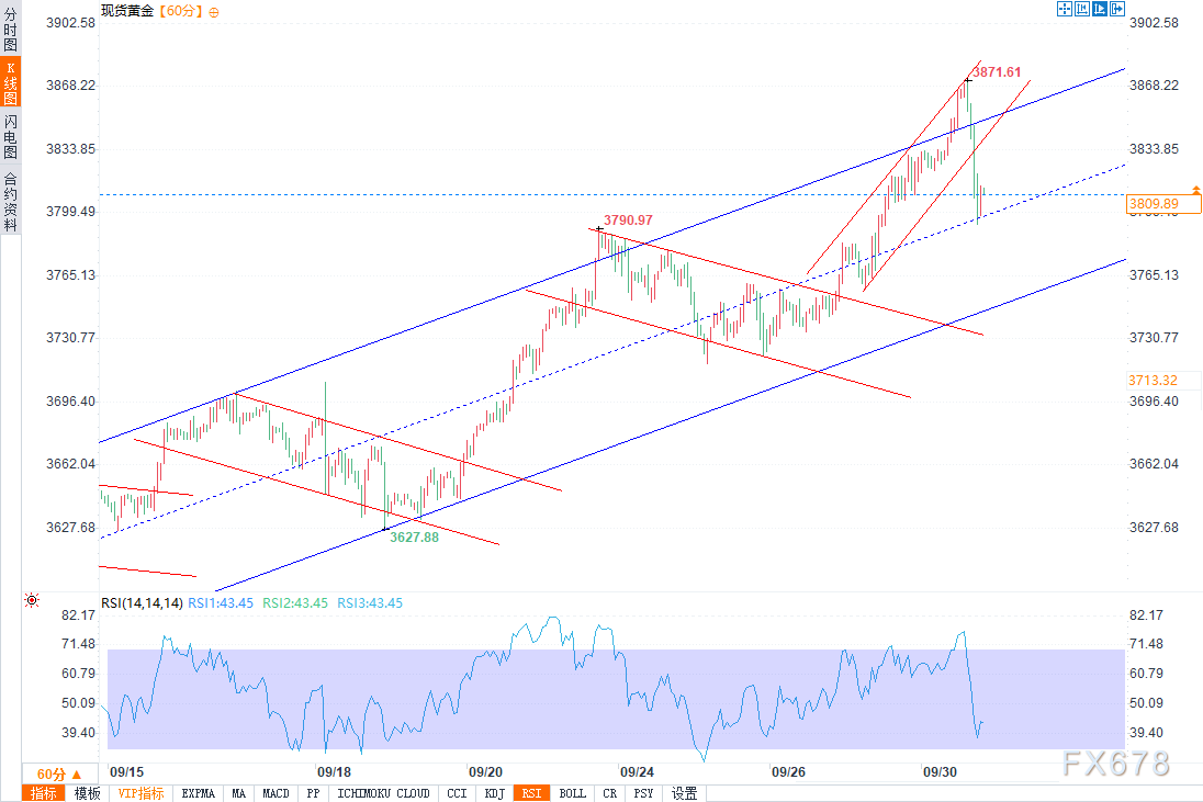 金价从历史高点大幅回落，多头动能已耗尽？(图2)